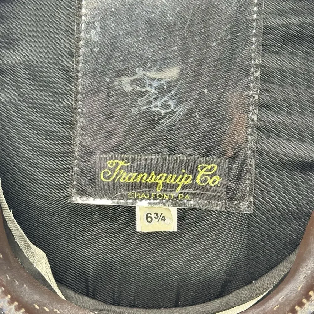 VINTAGE PENNSYLVANIA RAILROAD CONDUCTOR HAT TRANSQUIP CHALFONT PA SIZE 6 3/4